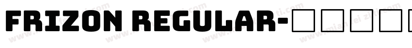 FRIZON Regular字体转换